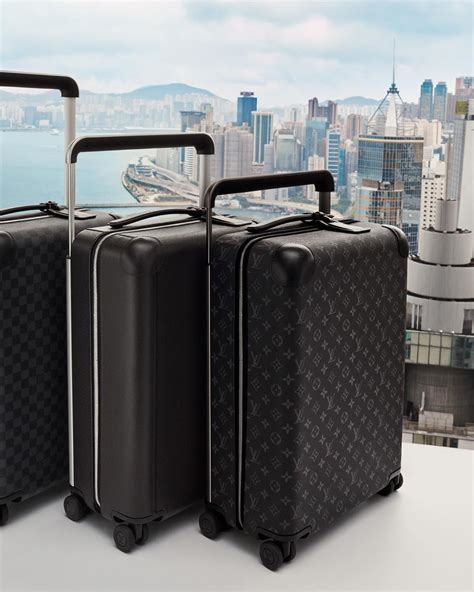 louis vuitton black luggage|louis vuitton leather suitcase.